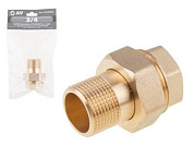 Американка прямая вн.-нар. 3/4" с уплотнительным кольцом AV Engineering AVE308002