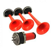 Сигнал воздушный 3 рожка RED KING SB-510