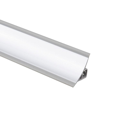 Плинтус ПВХ к столешнику LР алюминий (43) (1шт=3м.п.) EL-MECH-PLAST 60302