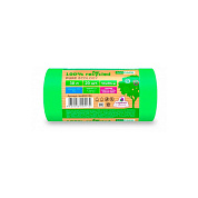 Мешки для мусора "Mirpack PURE ECOLOGY Био", 30 мкм, 30 л, 20 шт/рулон