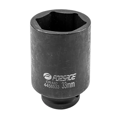 Головка ударная глубокая 33 мм 6-гр 1/2'' Forsage F-4458533