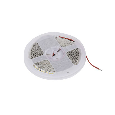 Лента светодиодная 14,4W/m, 12V, 8мм, 2835, 180 д/м, IP20, холодный белый, 6000K, CRI>80, 1600 Lm, 5м, AKS 125183