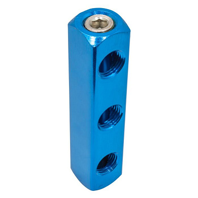 Планка-разветвитель резьбовая на 3 выхода, внутр. резьба 1/4" RockForce RF-709314