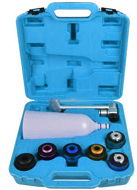 Воронка для заливки масла в двигатель а/м с адаптерами 8 пр. RockForce RF-908G2B