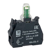 Лампа сменная c основанием XB4 зеленая 24В EKF PROxima XB4-ESL-G