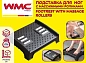 Подставка для ног с массажными роликами 12х25х34 см WMC TOOLS WMC-PLM4