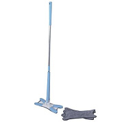 Швабра Х-образная с функцией отжима, голубая, 1300х370х150 мм ISMA ISMA-22(blue)