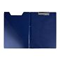 Планшет открывающийся с зажимом, A4, винил, синий