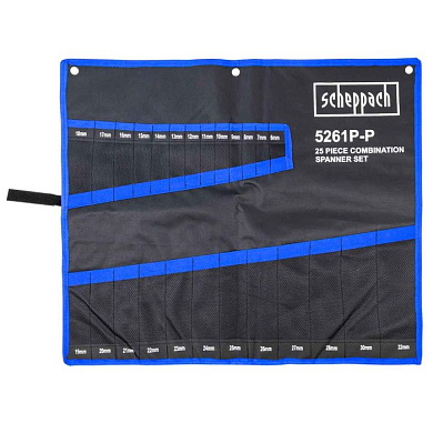 Органайзер тканевый для набора ключей 25 пр. Scheppach Sch-5261P-P