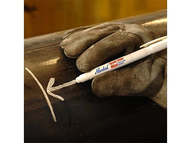 Маркер промышл. на основе твердой краски QUIK STIK MINI черный, толщ. линии 6 мм MARKAL 61129