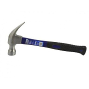 Молоток столярный с гвоздодером, фиберглассовая ручка 700гр Geko G72245