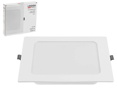 Светильник светодиодный встраиваемый квадрат 12 Вт 4000К, IP44 RS-S LEIDEN ELECTRIC 807007