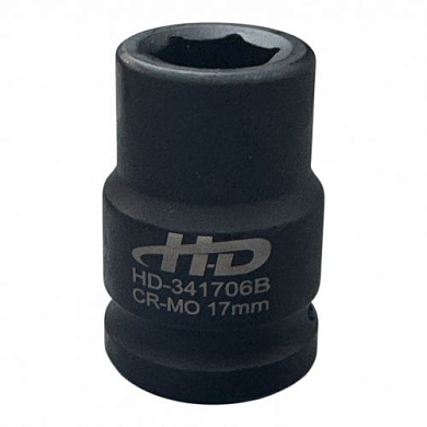 Головка торцевая ударная 3/4" 6гр. 17 мм L54 мм CrMo H-D HD-341706B