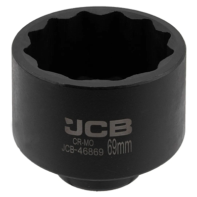 Головка ударная 3/4'' 69 мм 12-гр JCB JCB-46869