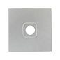 Валенсия лицевая панель розетки TV 1-местная 75Ом 5-862МГц сталь EKF PROxima ESA00-L-027-30