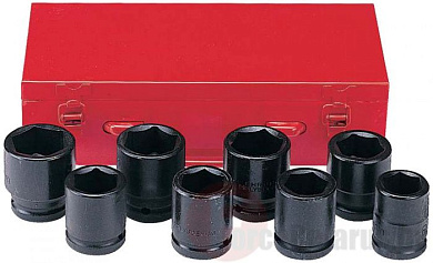 Набор ударных головок Force 6081 6-гр. (26-38 мм) 8 пр. 3/4''