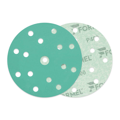 Круг шлифовальный FILM Plus на пленочной основе, 150 мм, 15 отв., P400 FORMEL 22761123400