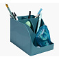 Подставка для ручек Exacompta "Skandi", 155x119x109 мм, тихоокеанский синий
