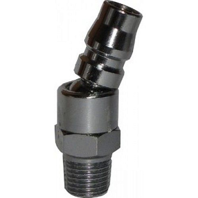 Быстроразъемное соед. повор. на 360 гр., "папа"-наруж. резьба 1/4" Prowin PMS-20ES