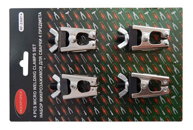 Комплект зажимов для сварочных работ 4 пр. RockForce RF-336814