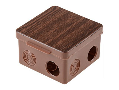 Коробка распаечная ОП 80х80х50мм, бук, 7 мембр. вх. IP54 Юпитер JP7113-11