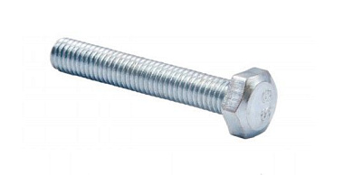 Болт с шестигранной головкой М8*30 полн. резьба, цинк (1кг=64шт) 28783