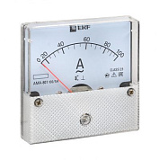 Амперметр AMA-801 аналоговый на панель (80х80) круглый вырез 100А трансф, подкл, EKF ama-801-100