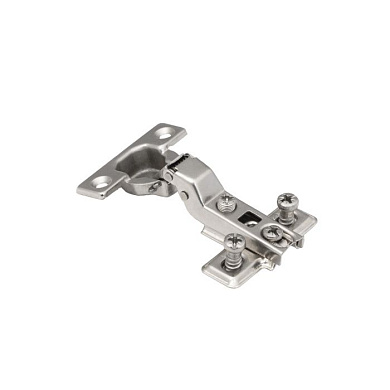 Петля мини полунакладная с пружиной 38мм h0 slide-on (еврошурупы) AKS 81766