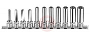 Набор длинных головок Force 3112 Е-профиль на планке (Е4-Е18) 11 пр. 3/8''