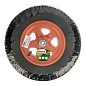 Колесо пневматическое «Звезда» 4.80/4.00-8 D380 мм, внутренний диаметр подшипника 12 мм, длина оси 90 мм Palisad 689475