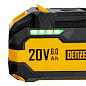 Батарея аккумуляторная BH-20-6.0, Li-Ion, USB, 20 В, 6,0 Ач Denzel 28446