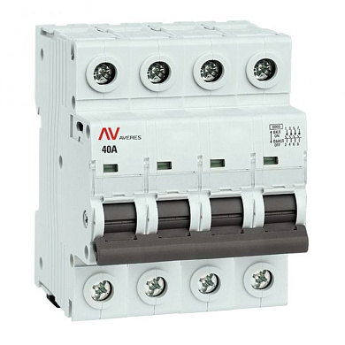 Выключатель нагрузки AVN 4P 40A EKF AVERES avn-4-40-av