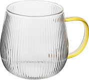 Кружка стеклянная, 400 мл, серия ARIA GOLDEN PERFECTO LINEA 30-004001