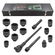 Набор инструментов ударных, 15 пр. 1" 6-гр. 36-80 мм RockForce RF-8141-5MPB