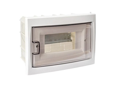 Бокс пласт. 8 модулей скрытый с крышкой IP 20, (212х148х103 мм) Bylectrica КНС-8Д