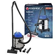 Пылесос для сухой и влажной уборки 20 л, 1200Вт Forsage F-607-20-B