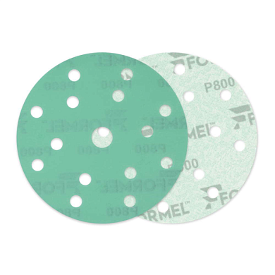 Круг шлифовальный FILM Plus на пленочной основе, 150 мм, 15 отв., P800 FORMEL 22761123800