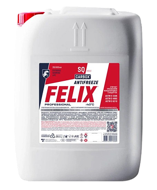 Антифриз CARBOX SQ G12+ (красный), в п/э кан. кг FELIX 430206298