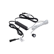 Выключатель бесконтактный на движение (PIR), врезной/накладной, 60W, черный AKS 108206