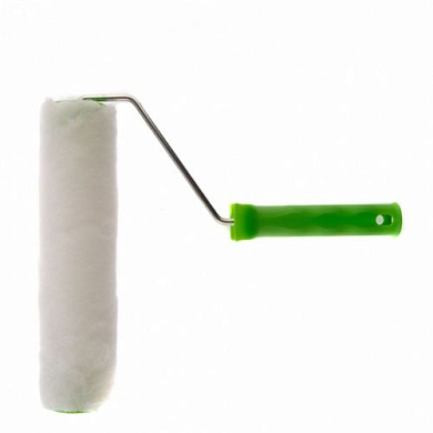 Валик из искусственного меха с ручкой, 150 мм, ворс 15 мм, D 48 мм, полиэстер Россия Сибртех 80112