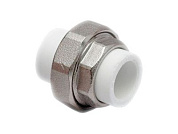 Американка ПП 25 мм, внутренняя резьба, белая РосТурПласт 14456