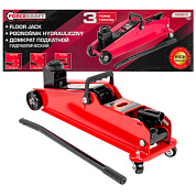 Домкрат подкатной гидравлический 3 т, 192-532 мм ForceKraft FK-T830013 MST