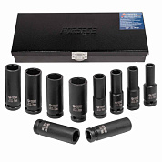 Набор головок ударных глубоких 10 пр. 1/2'' 6-гр., 10-24 мм Forsage F-4107-5MPB