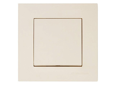 Выключатель двухполюсный, скрытый, пруж. зажим, кремовый, RITA, 10 A, 250 V, IP 20, Mutlusan 22204050102