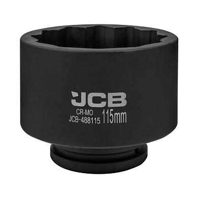 Головка ударная 115 мм 12-гр 1'' JCB JCB-488115