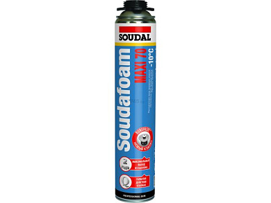 Пена монтажная профессиональная зимняя "Soudal" Soudafoam Maxi 70, 870 мл SOUDAL 118316