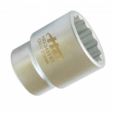 Головка торцевая 3/4" 12-гр 31 мм L53 мм CrV H-D HD-343112