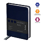 Ежедневник недатированный "Silver Pristine", А6, 320 страниц, синий