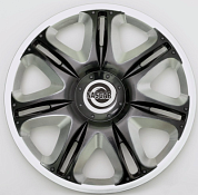 Колпак декоративный автомобильный Наскар Super Black 14" (4 шт) Star S14261