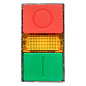 Кнопка LAY5-BW8465 "I-O" прямоугольная 230В NO+NC EKF PROxima pbn-bw8465